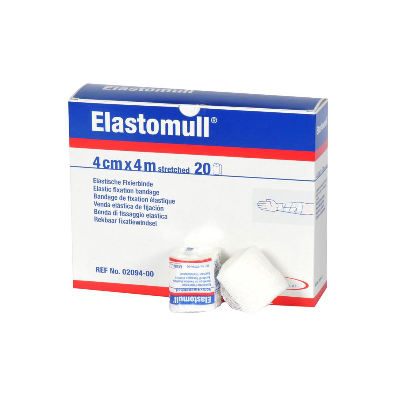 Elastomull 4 Cm X 4 M (20 Stück)