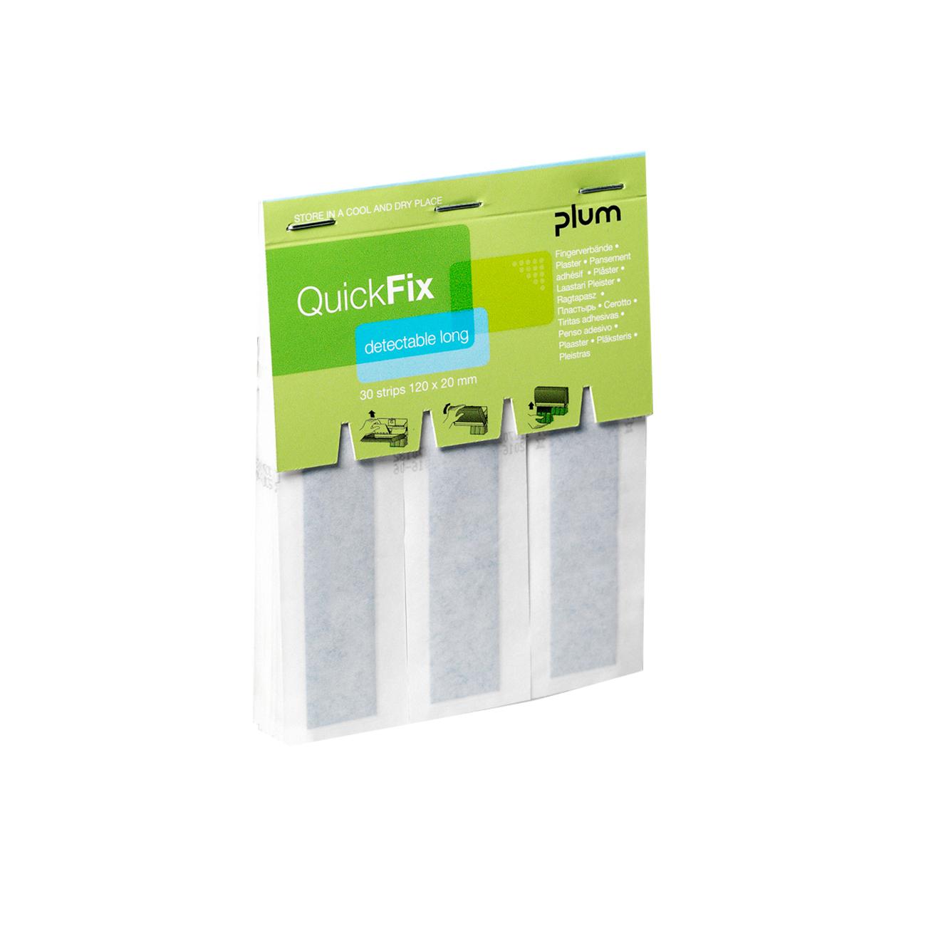 Plum QuickFix Detectable Long Pflasterrefill (30 Stück)