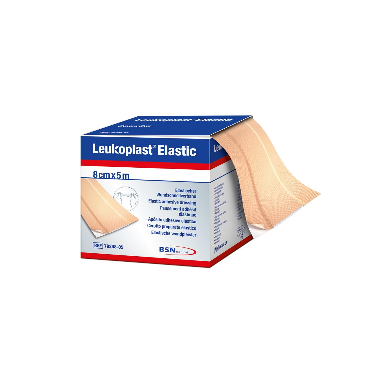 Leukoplast Elastic 8 Cm X 5 M