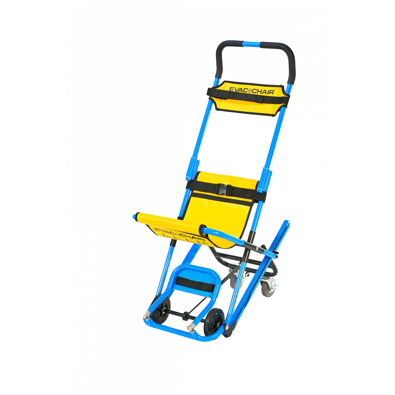 Evac Chair 300FS Mit Fußstütze, Abdeckhülle, Hinweisschild