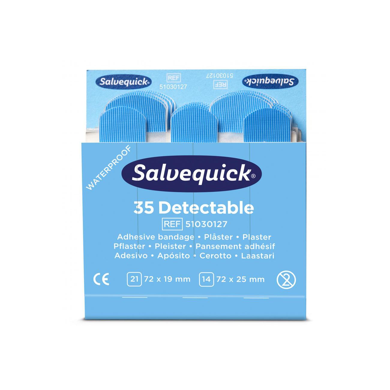 Salvequick Nachfüllung Detektierbare Pflaster