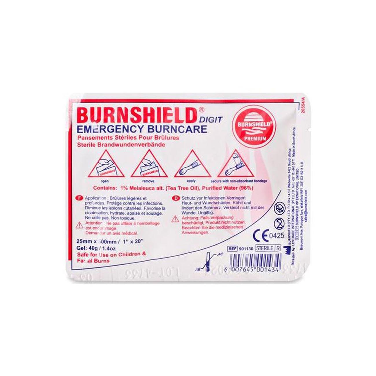 Burnshield Brandwundelgel Kompresse 25 Mm X 50 Cm