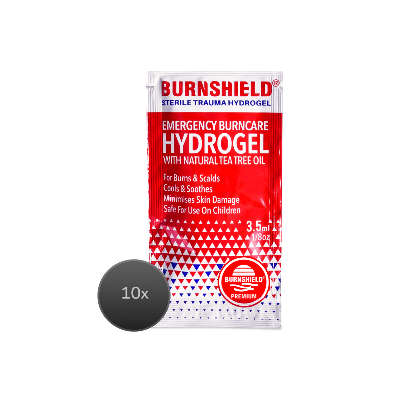 Burnshield Minigel Päckchen 3,5 Ml (10 Stück)