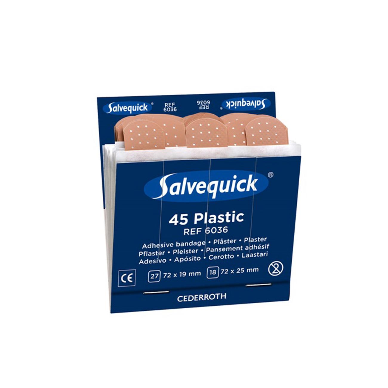 Salvequick Nachfüllung Plastik Pflaster