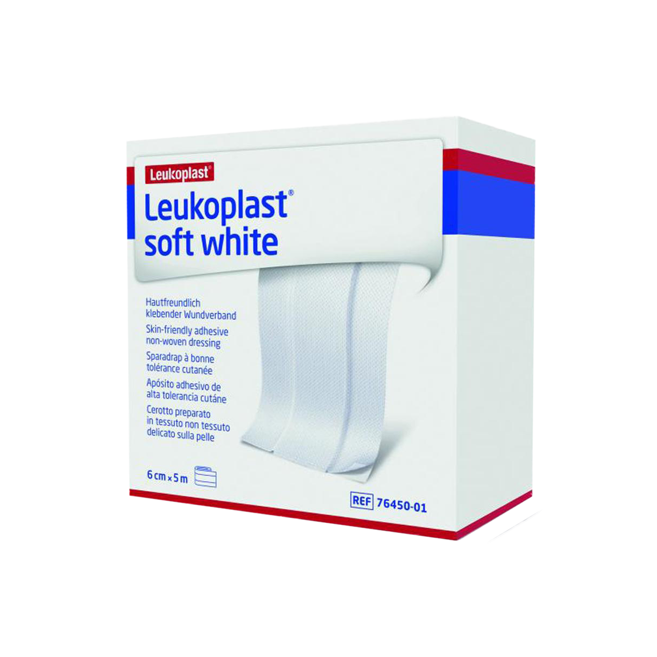 Leukoplast Soft White 6 Cm X 5 M