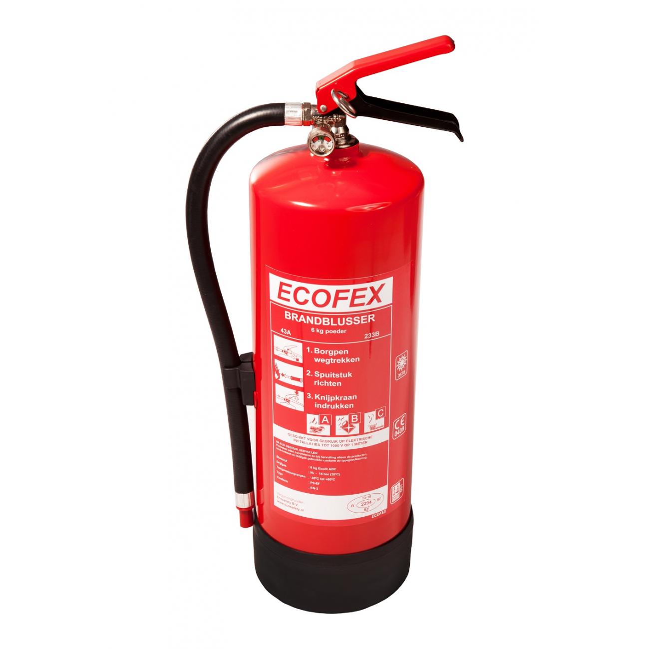 Pulverlöscher Ecofex 6 Kg