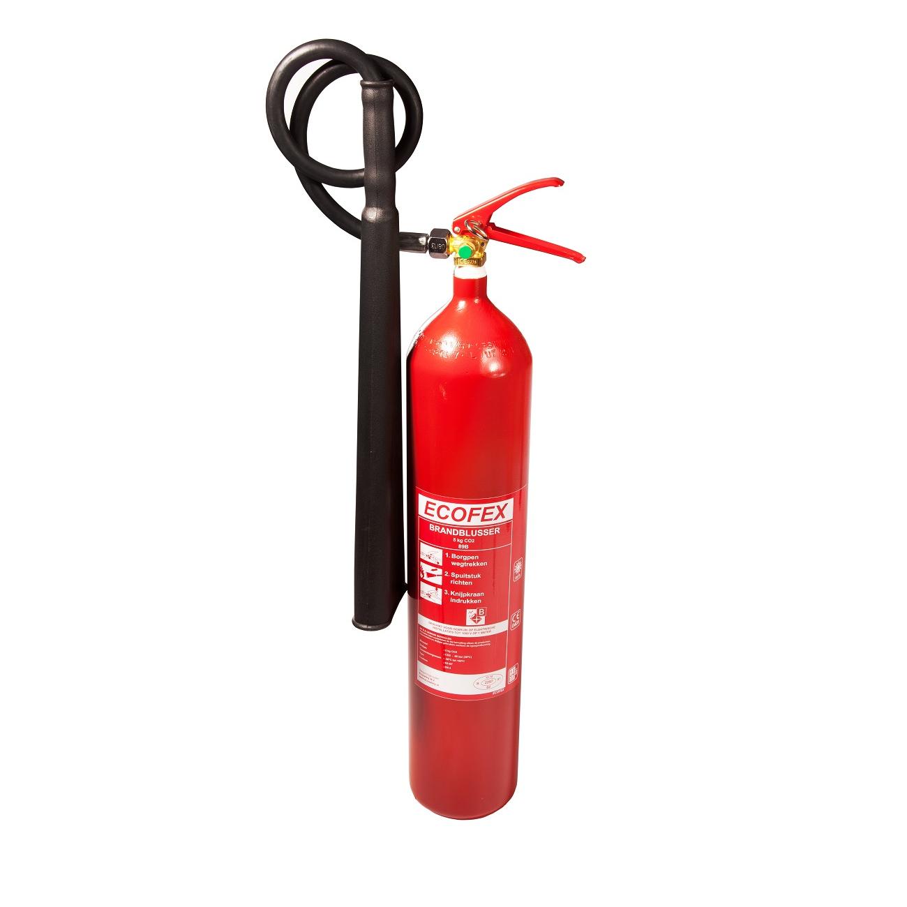 CO2-Feuerlöscher Ecofex 5 Kg Stahl