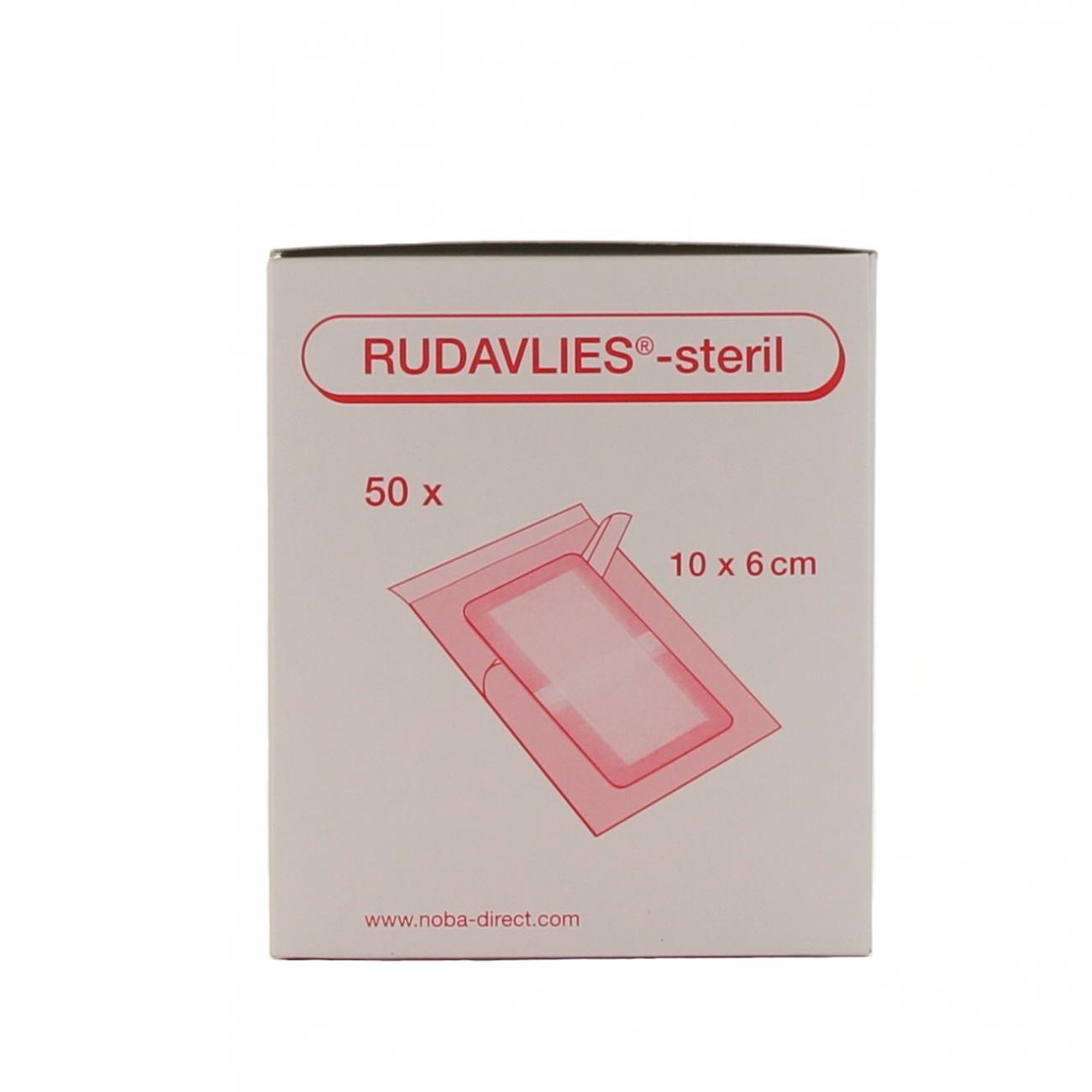 Noba Rudavlies Steril 10 X 6 Cm ( 50 Stück)