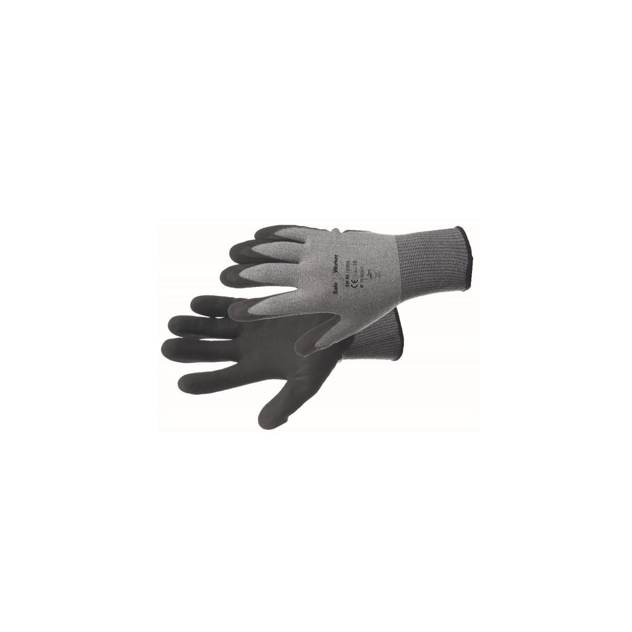 Safe Worker SW90 Nahtlose Handschuhe, Größe 10