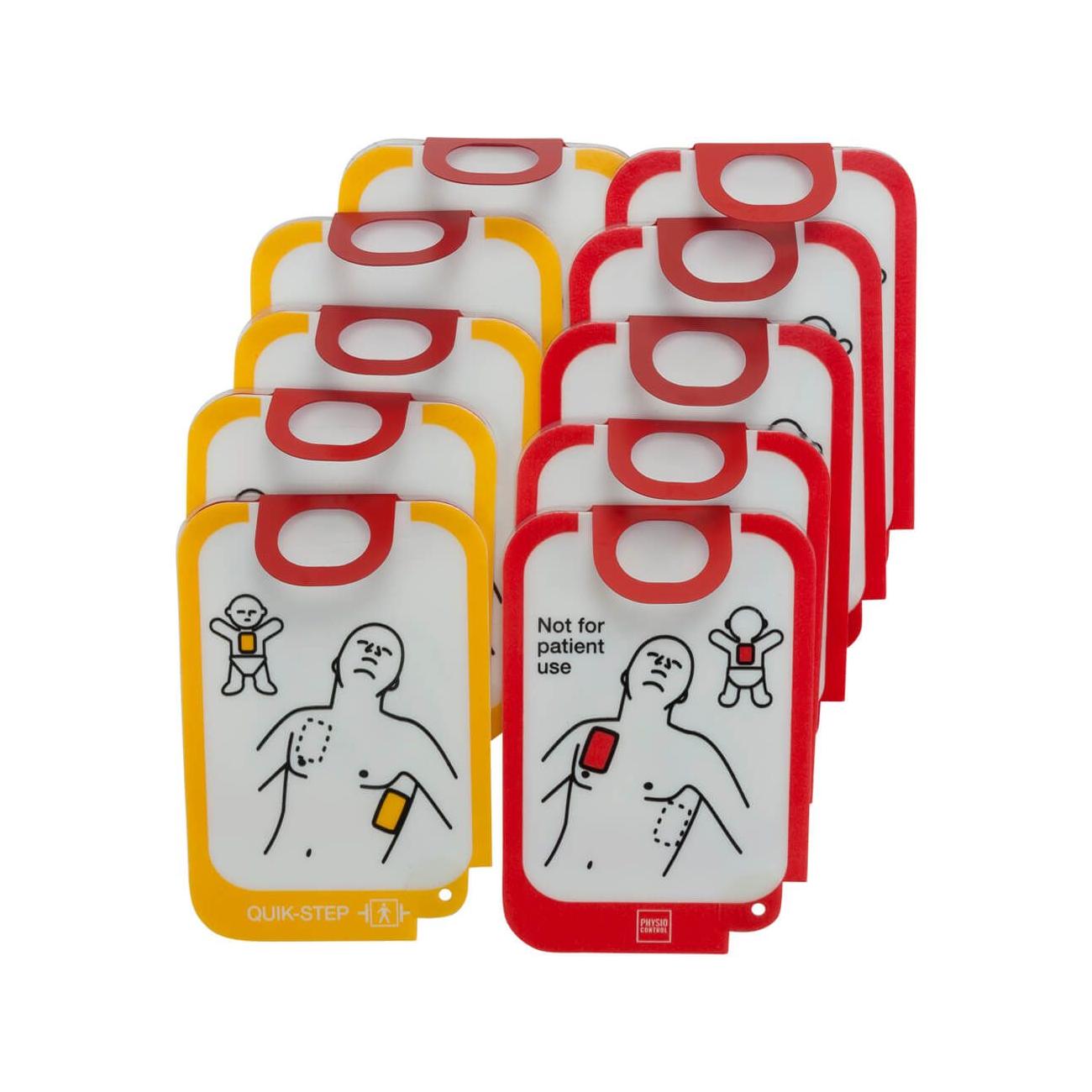 Physio Control Lifepak CR2 Trainingselektroden (5 Sets)