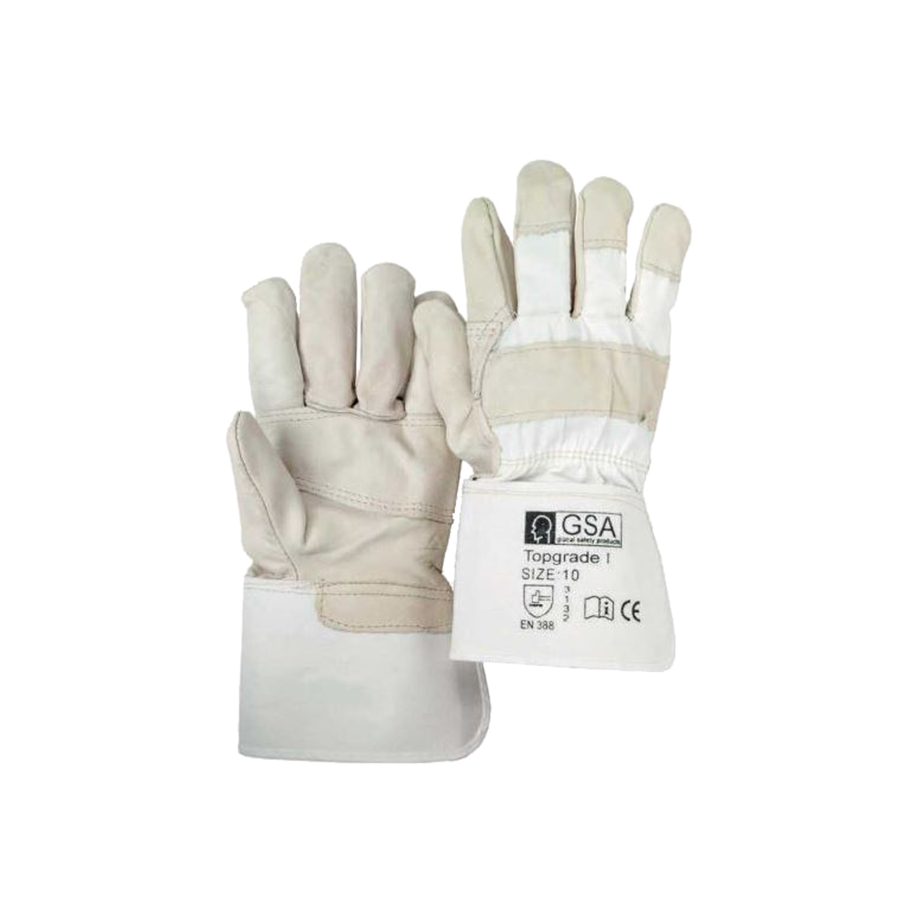 PSA Topgrade 1 Handschuhe Mit Handflächenverstärkung (Größe 10)