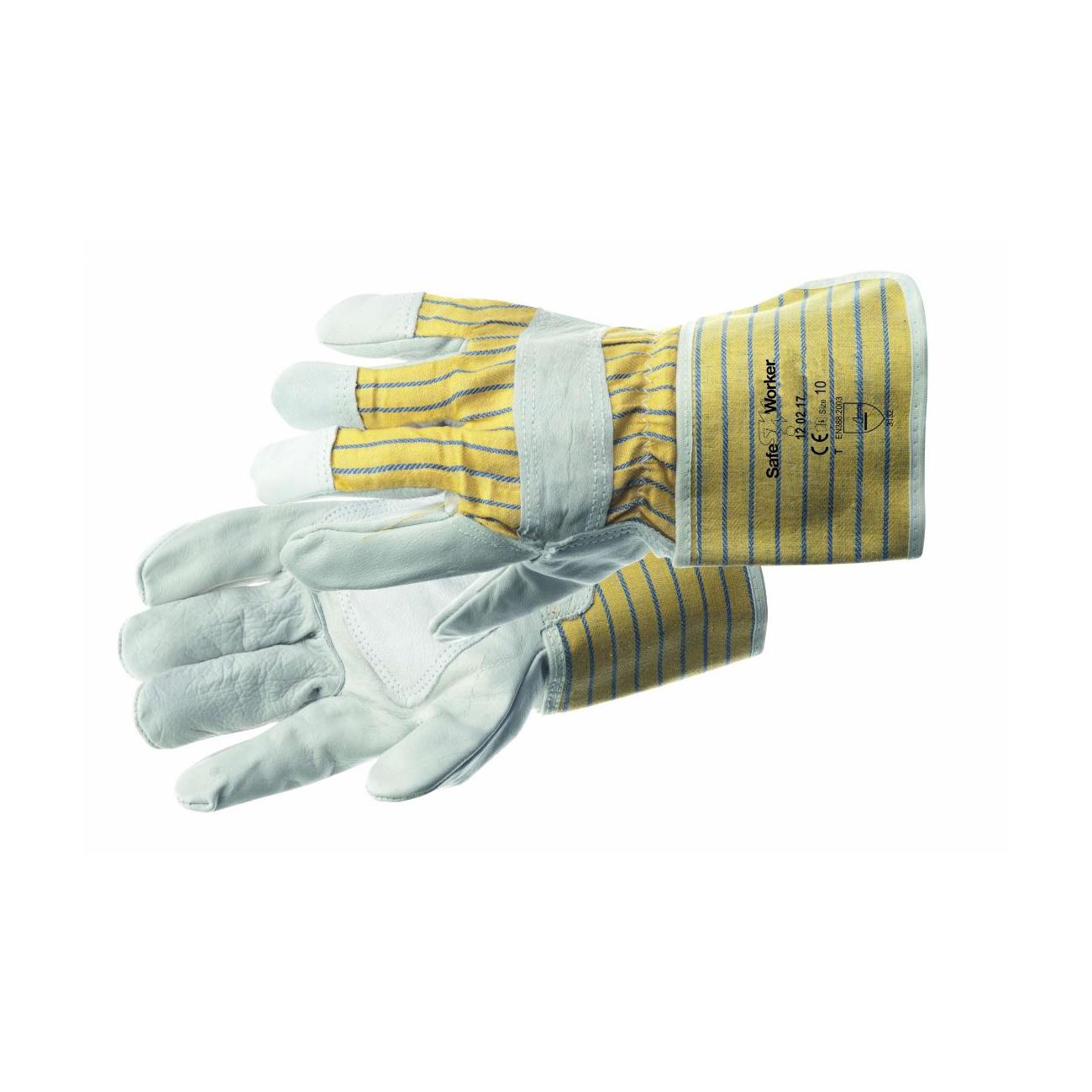 Safe Worker Handschuhe Aus Rindnappa, 10 Cm Lang.