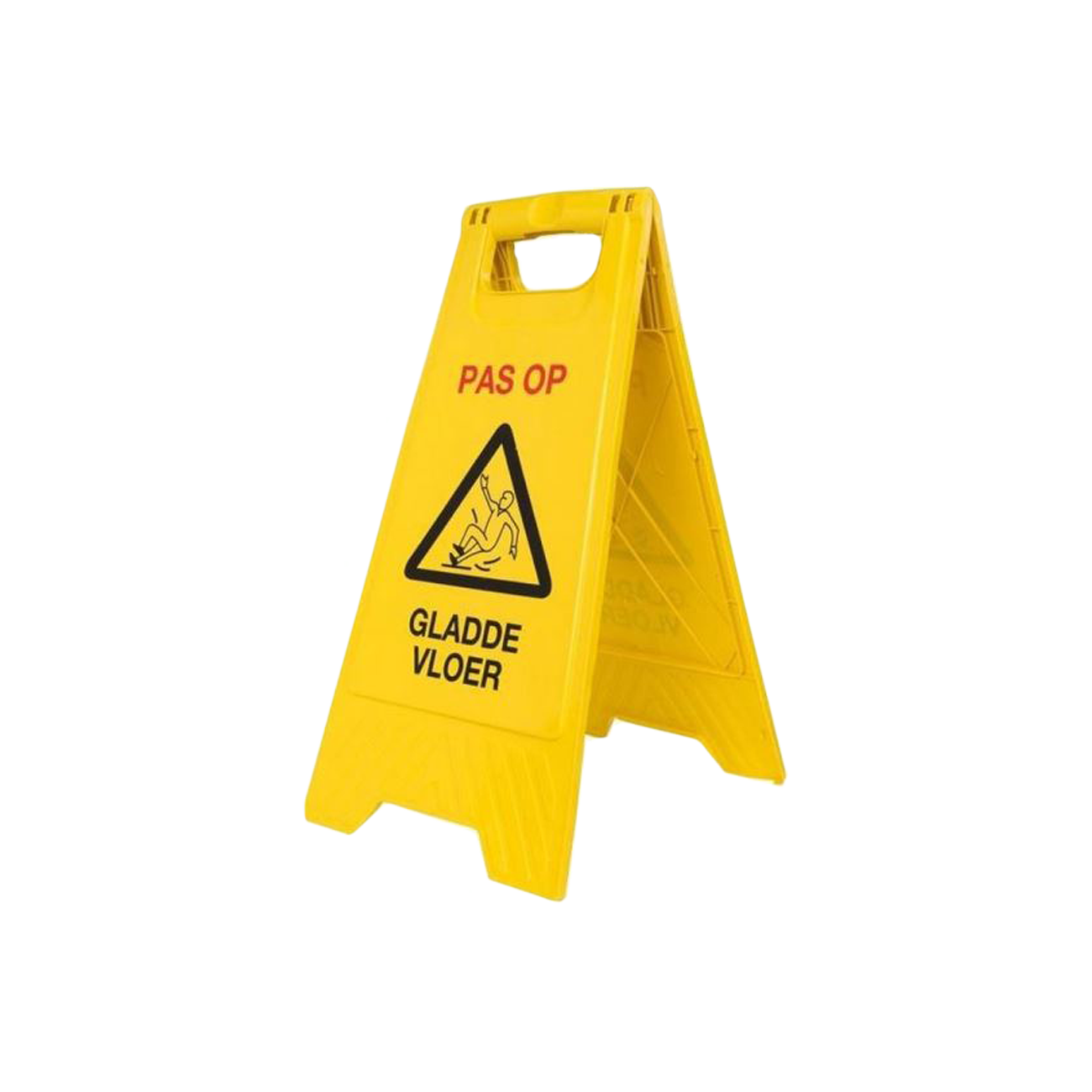 Warnschild Gelb Vorsicht, Rutschiger Boden 240 X 620 Mm