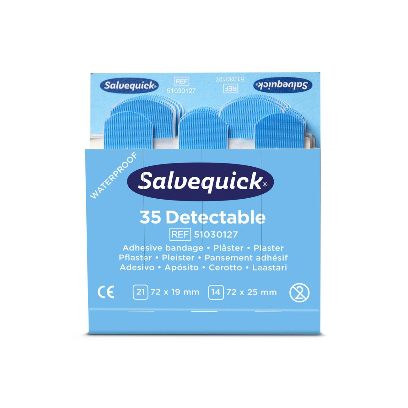 Salvequick Nachfüllpackung Detektierbare Pflaster