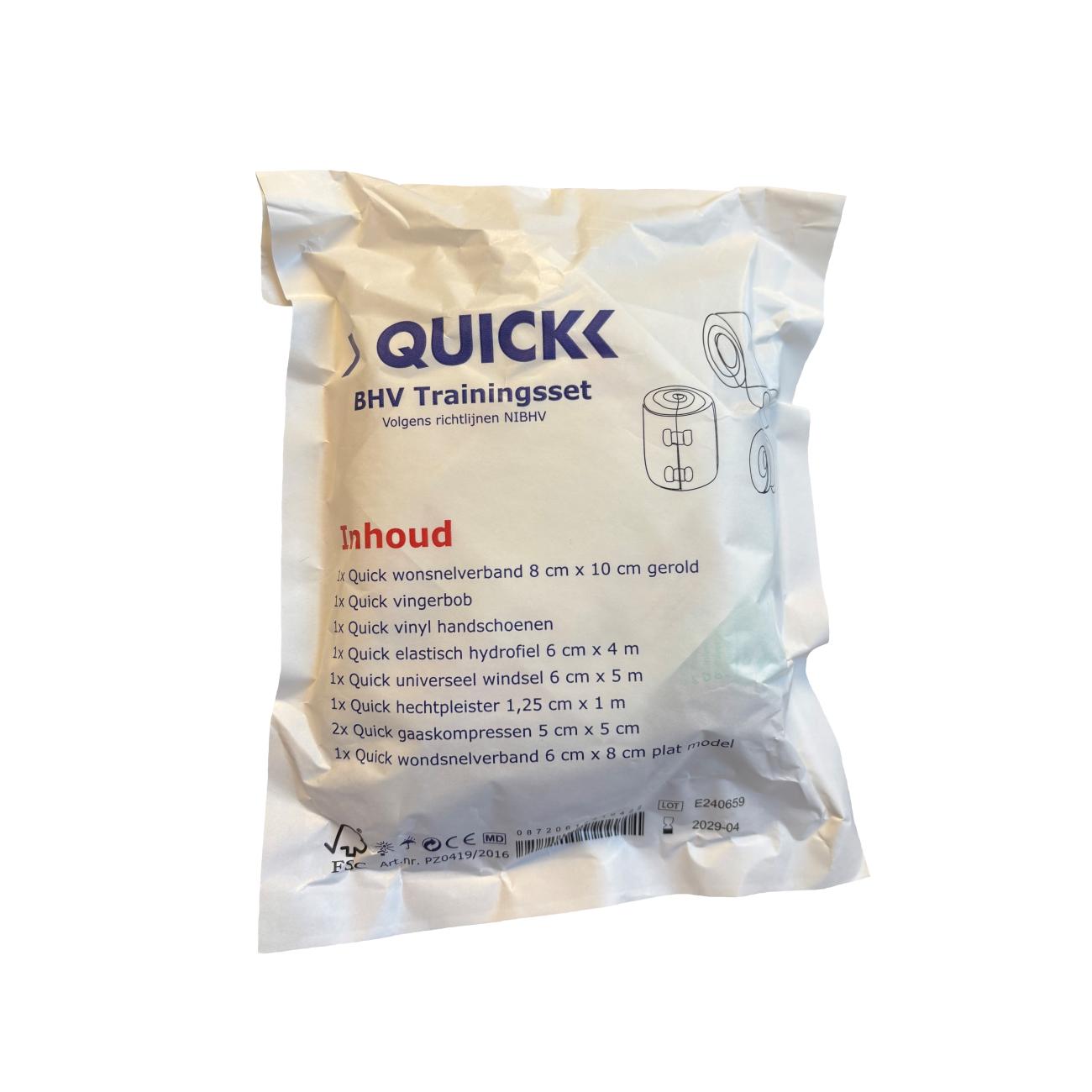 Quick Erste Hilfe-Trainingsset (NIBHV) In FSC-Papiertasche