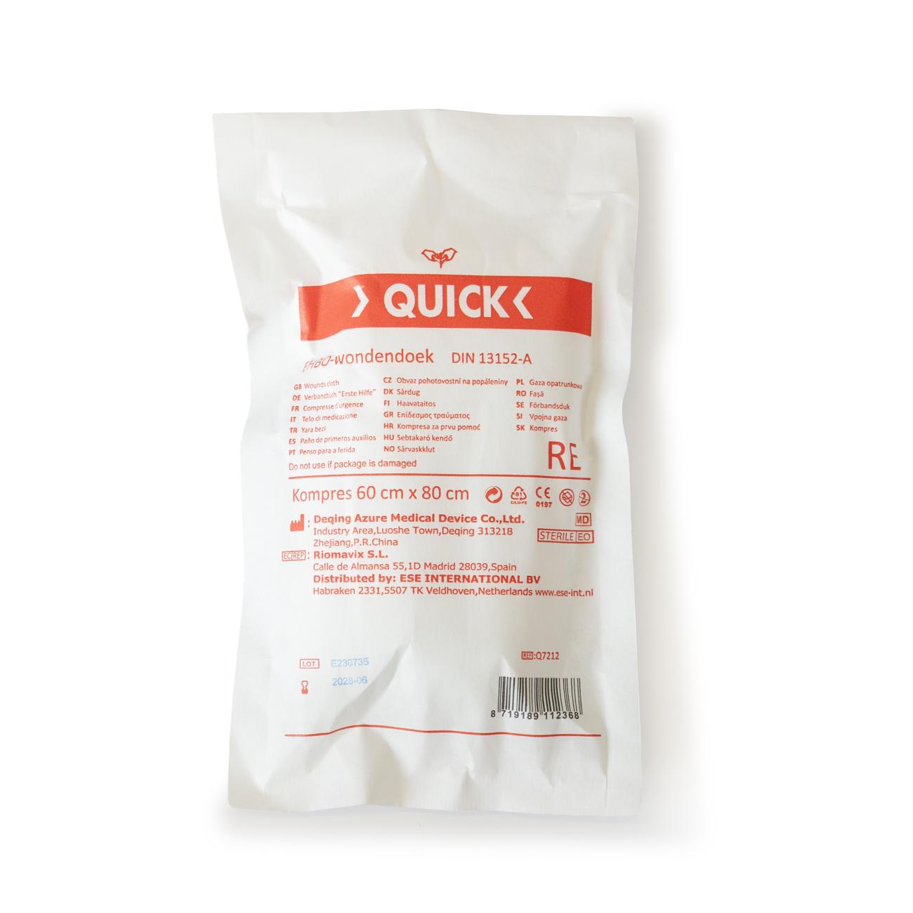 Quick Verbandtuch A 60 Cm X 80 Cm