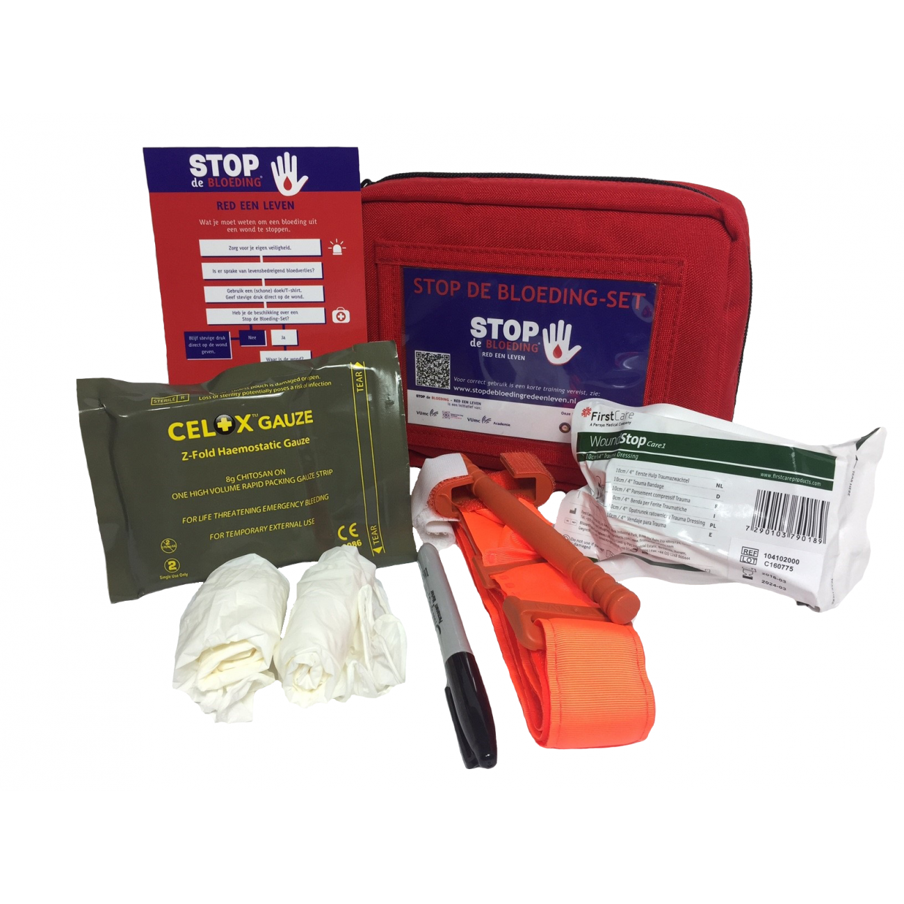 Stopp Die Blutung Set Plus Mit CAT-Tourniquet